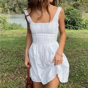 Lorinda Mini Dress White